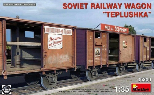 Miniart soviet railway - soviet, wagon