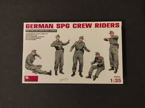 Miniart 35054 german spg crew - miniart,