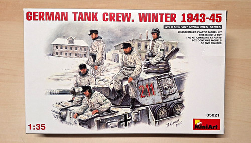 Miniart german tank crew - miniart,