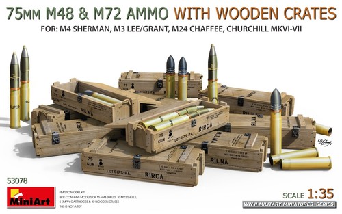 Miniart m48 m72 ammo mit - m72,