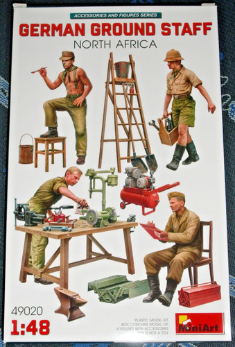 Miniart german ground staff - german,