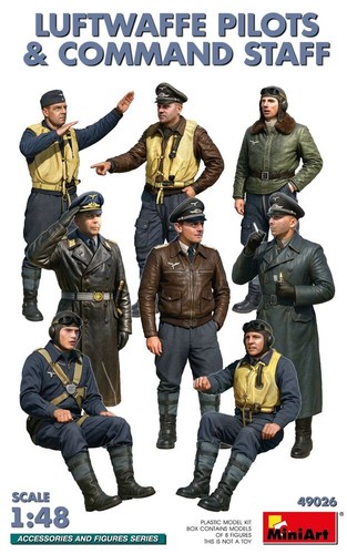 Miniart 49026 luftwaffe pilots - miniart,