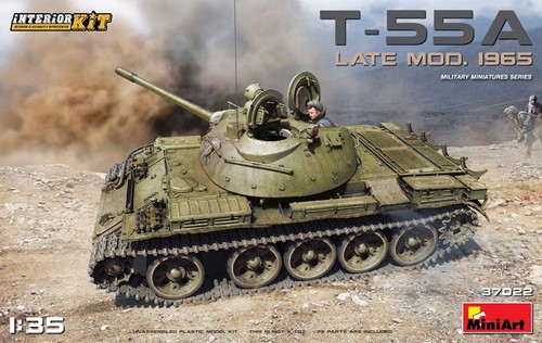 Miniart 37022 35 - miniart, t-55a