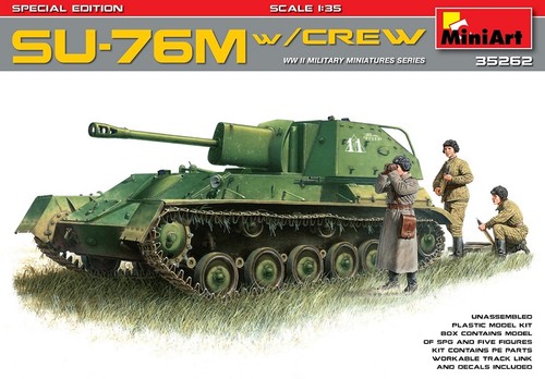 Miniart 35262 35 su 76m - 1/35, su-76m
