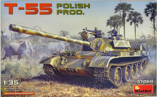 Miniart 37068 polish - t-55,