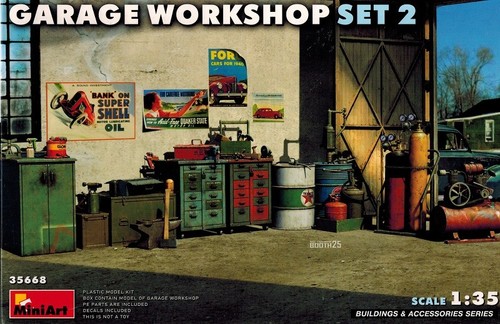 Miniart 35668 garage workshop - 35668,