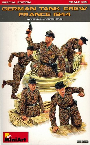 Miniart 35252 german tank crew - miniart,