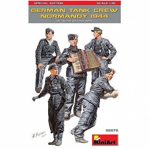 Miniart german tank crew - -,