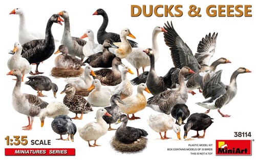 Miniart ma38114 ducks - miniart,