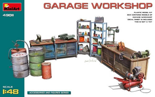 Miniart 49011 48 garage - 49011, 1/48