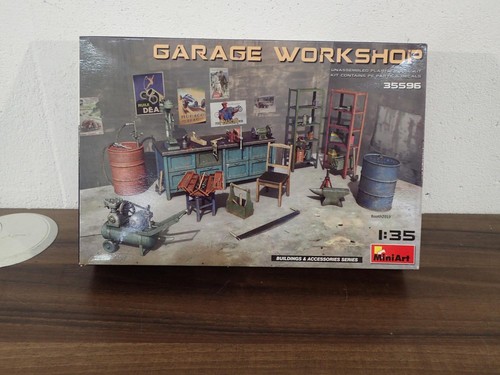 Miniart 35596 garge workshop - garge,