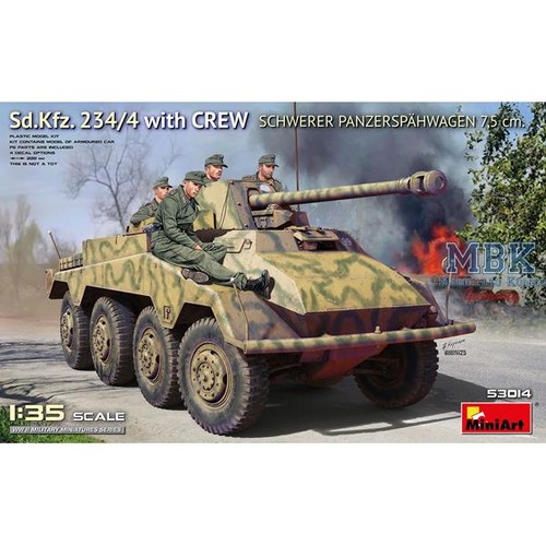 Miniart ma53014 kfz 234 4 - miniart, 234/4