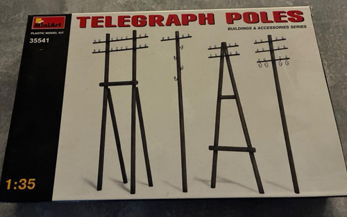 Miniart telegraph poles - telegraph, –