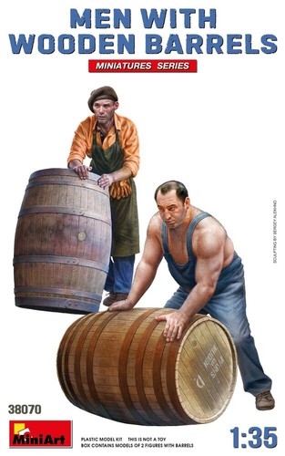 Miniart 38070 men with wooden - miniart,