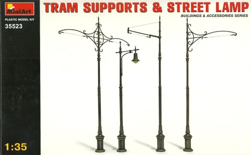 Miniart 35523 tram supports - 35523,