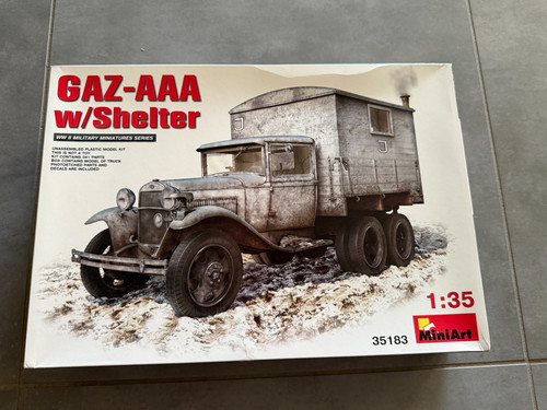 Miniart 35183 gaz - gaz-aaa, w/box