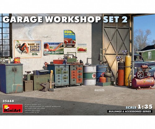 Miniart 35668 35 - 1:35, garage
