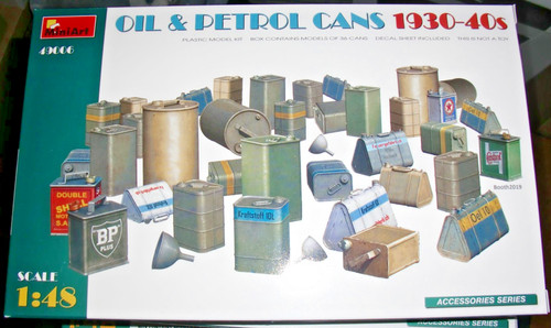 Miniart oil petrol cans - miniart:,