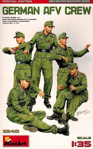 Miniart 35415 german afv crew - 35415,