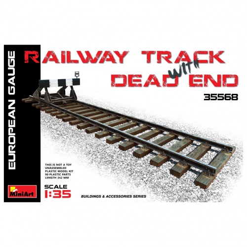 Miniart railway track with - track,