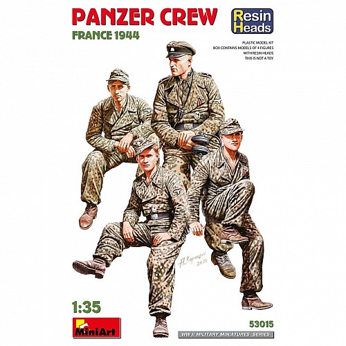 Miniart panzer crew france - crew,