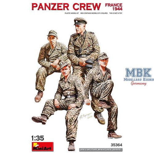 Miniart ma35364 panzer - miniart, crew