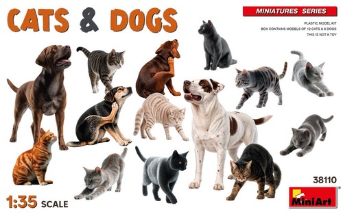 Miniart ma38110 cats - ma38110, &
