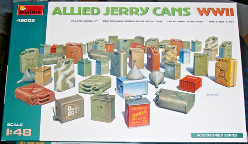 Miniart allied jerry cans - miniart:,