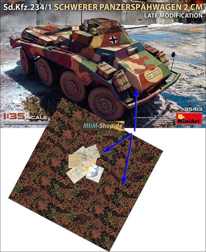 Miniart kfz 234 - miniart, sw